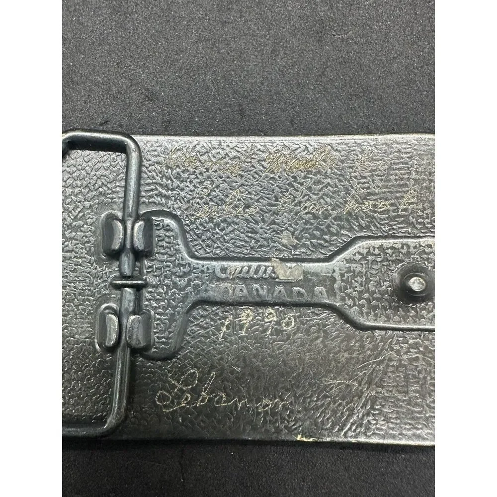 handmade Vintage 1990 Leslie Vanhook belt buckle Guitar/sheet Music Pattern‎
